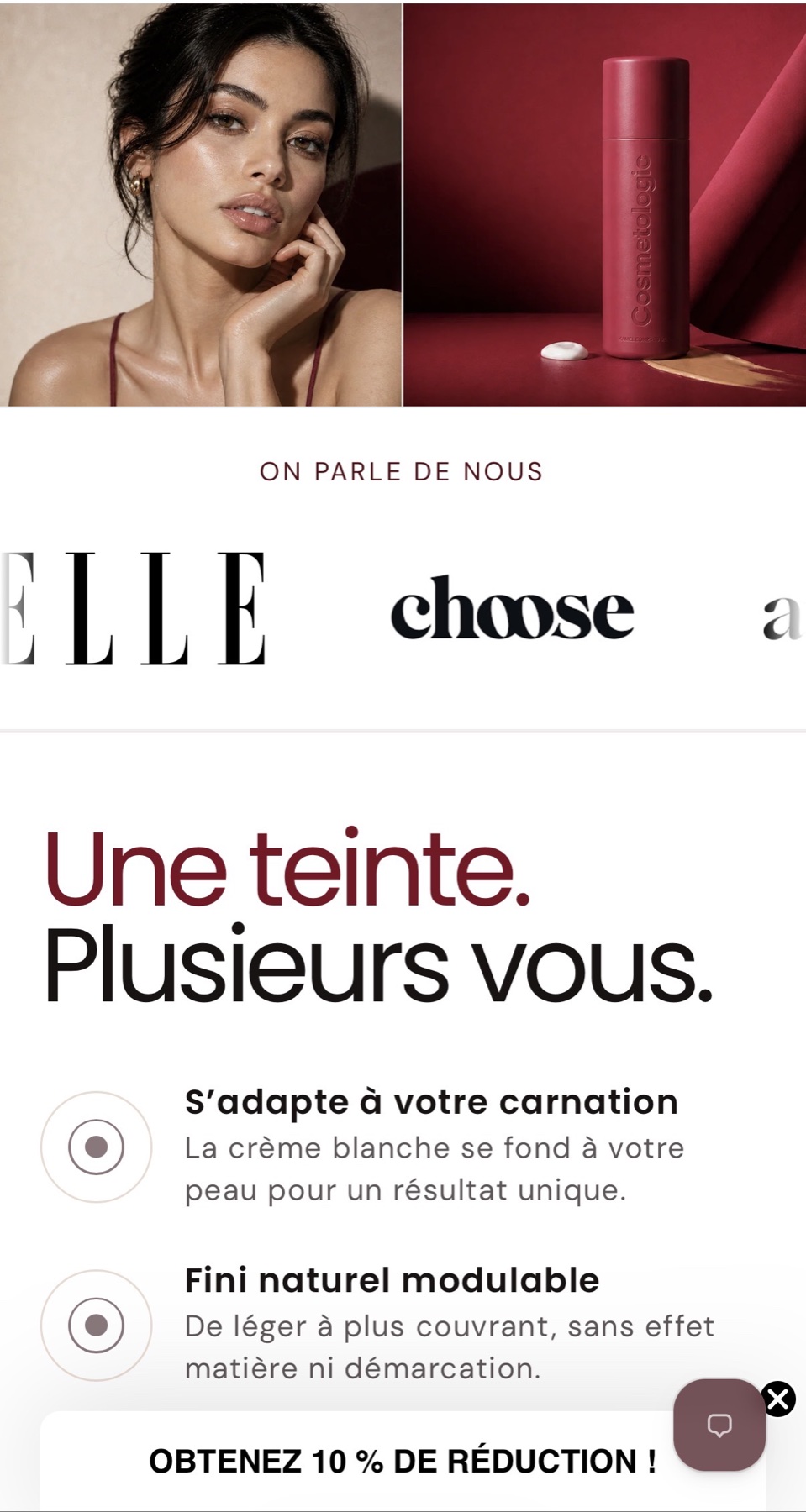 Site e-commerce Cosmetologic