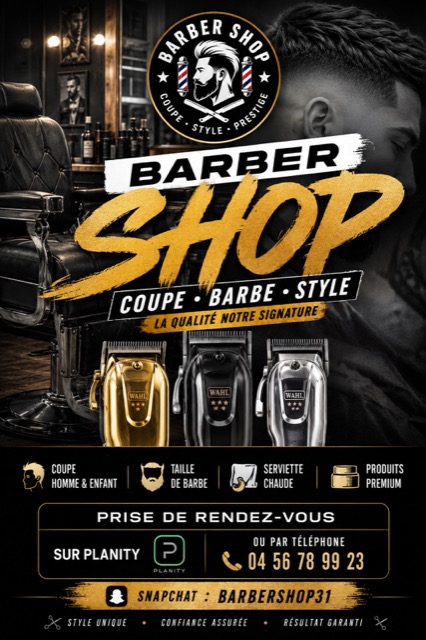 Flyer Barber Shop — Coiffure