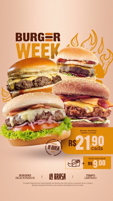 Flyer Burger Week — Restauration