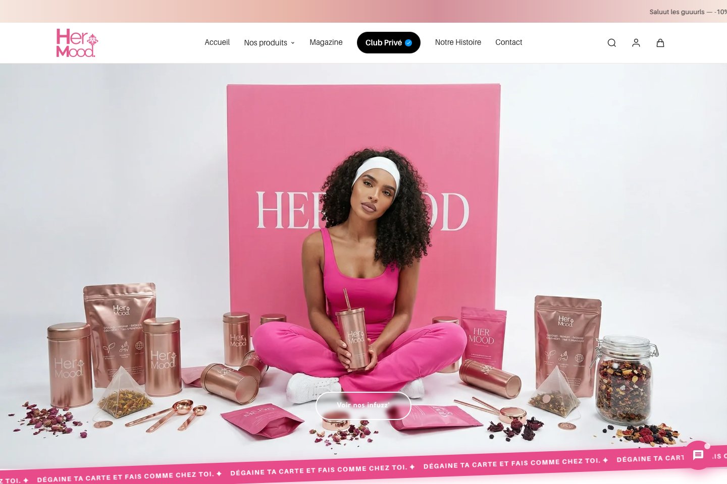 Capture du site Hermood